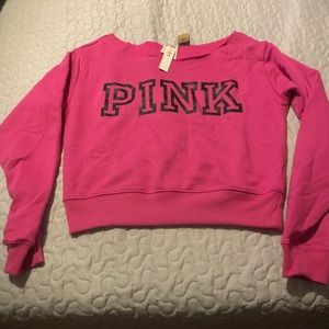 VS Punk raw edge Cropped Sweatshirt
